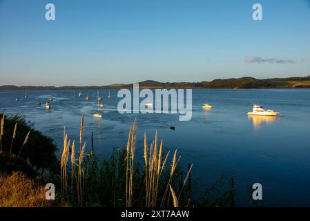 Houhora Harbour in Pukenui - Neuseeland Stockfoto