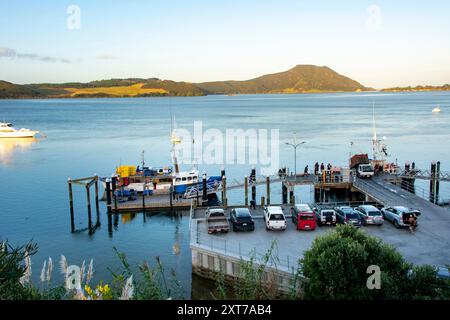 Houhora Harbour in Pukenui - Neuseeland Stockfoto