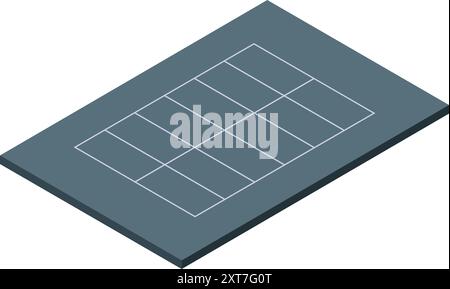 Sonnenkollektor mit isometrischem Symbol für grüne Energie, das erneuerbare Energien repräsentiert Stock Vektor