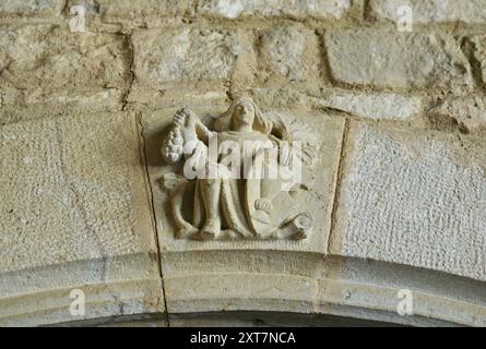 Das Schloss Santa Florentina, Schauplatz der Dreharbeiten der Serie Game of Thrones in Staffel 6, befindet sich in Canet de Mar, Katalonien, Spanien. Stockfoto