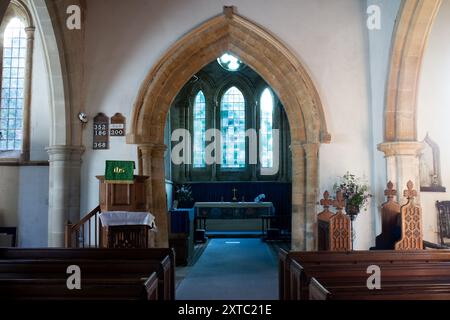 St. Mary the Virgin Church, Pillerton Hersey, Warwickshire, England, Großbritannien Stockfoto