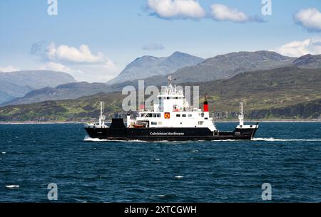 MV Loch Coruisk Caledonian MacBrayne Fähre zwischen Mallaig und Armadale auf der isle of Skye Stockfoto