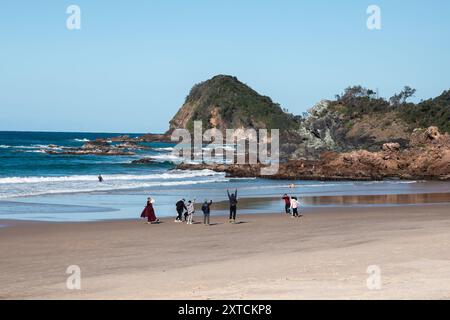 Flynns Beach, Port Macquarie, NSW, Australien, 22. Juli 2024 Stockfoto