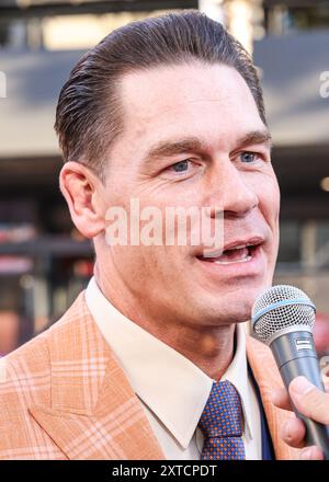 Hollywood, Usa. August 2024. HOLLYWOOD, LOS ANGELES, KALIFORNIEN, USA - 13. AUGUST: John Cena kommt zur Los Angeles Premiere von Amazon MGM Studios' 'Jackpot!' Am 13. August 2024 im TCL Chinese Theatre IMAX in Hollywood, Los Angeles, Kalifornien, USA. (Foto: Xavier Collin/Image Press Agency) Credit: Image Press Agency/Alamy Live News Stockfoto