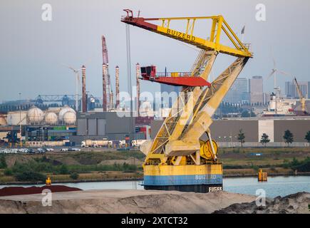 Amsterdam Westpoort Kohle- und Benzinlager Stockfoto