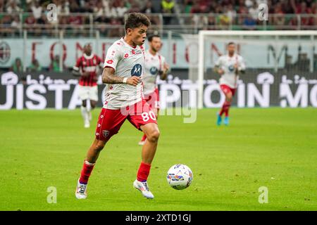 Mailand, Italie. August 2024. Samuele Vignato (AC Monza) während des Trofeo Silvio Berlusconi 2024 Fußballspiels zwischen AC Mailand und AC Monza am 13. August 2024 im San Siro Stadion in Mailand, Italien - Foto Morgese-Rossini/DPPI Credit: DPPI Media/Alamy Live News Stockfoto