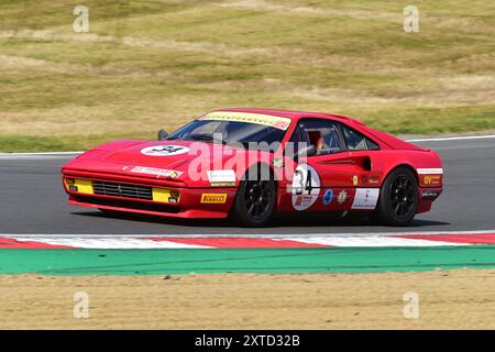 Gary Culver, Ferrari 328 GTB, Festival Italia, Superformance Ferrari Club Classic Series, aus dem Ferrari Club von Großbritannien, zwei zwanzig Minuten ra Stockfoto