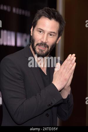 London, Großbritannien, 25. März 2015. Keanu Reeve besucht am 25. März 2015 eine Sondervorführung von John Wick im Mayfair Hotel in London, England, Großbritannien. Quelle: S.A.M./Alamy Live News Stockfoto