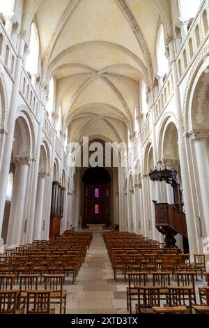 Die Abbaye de la Sainte-Trinité (Abbaye de la Sainte-Trinité), besser bekannt als Abbaye aux Dames, ist ein ehemaliges Nonnenkloster in Caen in der Normandie Stockfoto