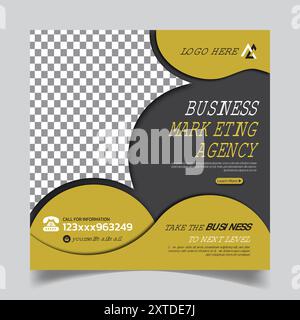 Kreative Geschäftswerbung Für Social Media Post Stock Vektor