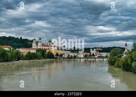 Passau - Stadt der drei Flüsse - Bayern - Deutschland Stockfoto