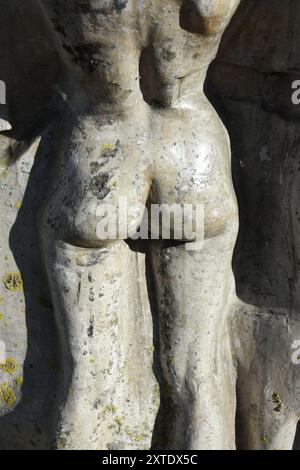 Le Monument Tongres le Long de la D 932.Réplique d’un Monument offert en 1985 par la ville jumelée de Tongres lors de ses 2000 ans d’Existence. Kassette Stockfoto