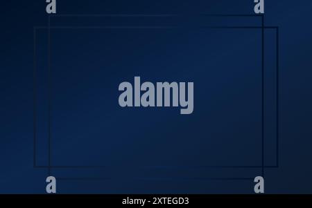 Minimaler geometrischer Hintergrund. Blaue Elemente mit Verlauf. Stock Vektor