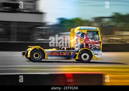 Collett Racing Team Nummer 95 auf dem Doning Park Circuit 11. August in der British Truck Racing Championship Stockfoto