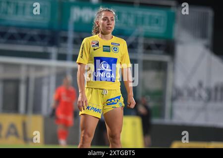 Wien, Österreich. August 2024. Wien, Österreich, 14. August 2024: Julia Kappenberger (10 erster Wiener FC) während des Admiral Frauen Bundesliga Matches Wien gegen Österreich Wien Tom Seiss/SPP (Tom Seiss/SPP) Credit: SPP Sport Press Photo. /Alamy Live News Stockfoto