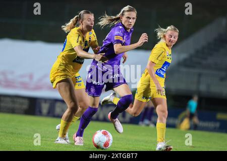 Wien, Österreich. August 2024. Wien, Österreich, 14. August 2024: Carina Wenninger (23 Österreich Wien) im Einsatz beim Admiral Frauen Bundesliga Spiel Wien gegen Österreich Wien Tom Seiss/SPP (Tom Seiss/SPP) Credit: SPP Sport Press Photo. /Alamy Live News Stockfoto