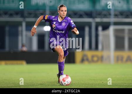 Wien, Österreich. August 2024. Wien, Österreich, 14. August 2024: Louise Schoffel (2 Austria Wien) im Einsatz während des Admiral Frauen Bundesliga Matches Wien gegen Österreich Wien Tom Seiss/SPP (Tom Seiss/SPP) Credit: SPP Sport Press Photo. /Alamy Live News Stockfoto