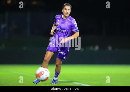 Wien, Österreich. August 2024. Wien, Österreich, 14. August 2024: Yvonne Weilharter (24 Österreich Wien) im Einsatz während des Admiral Frauen Bundesliga Matches Wien gegen Österreich Wien Tom Seiss/SPP (Tom Seiss/SPP) Credit: SPP Sport Press Photo. /Alamy Live News Stockfoto