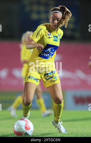 Wien, Österreich. August 2024. Wien, Österreich, 14. August 2024: Viktoria Hahn (21 erster Wiener FC) im Einsatz während des Admiral Frauen Bundesliga Matches Wien gegen Österreich Wien Tom Seiss/SPP (Tom Seiss/SPP) Credit: SPP Sport Press Photo. /Alamy Live News Stockfoto