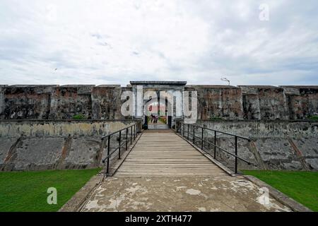 Benteng Marlborough Festung, Bengkulu Stadt, Indonesien Stockfoto
