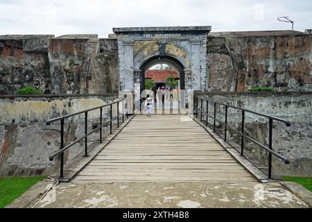 Benteng Marlborough Festung, Bengkulu Stadt, Indonesien Stockfoto