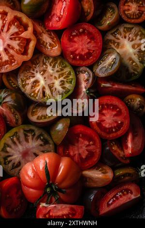 Tomatenauswahl Stockfoto