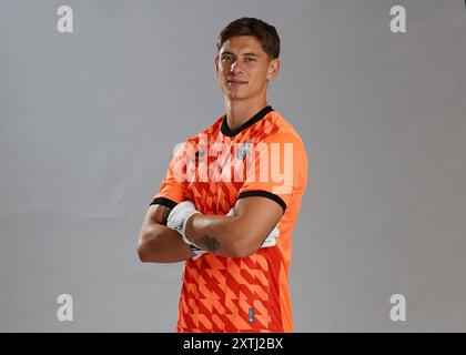 Sheffield, Großbritannien. August 2024. Michael Cooper unterschreibt Sheffield United in der Bramall Lane Sheffield. Bild : Simon Bellis/Sportimage Credit: Sportimage Ltd/Alamy Live News Stockfoto