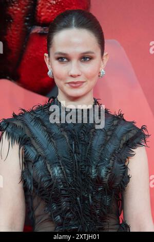 London, Großbritannien. August 2024. Im Bild: Cailee Spaeny nimmt an der britischen Gala von Alien:Romulus in Cineworld, Leicester Square, Teil. Quelle: Justin Ng/Alamy Live News Stockfoto