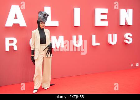 London, Großbritannien. August 2024. Im Bild: Chanel Williams nimmt an der britischen Gala von Alien:Romulus in Cineworld, Leicester Square, Teil. Quelle: Justin Ng/Alamy Live News Stockfoto
