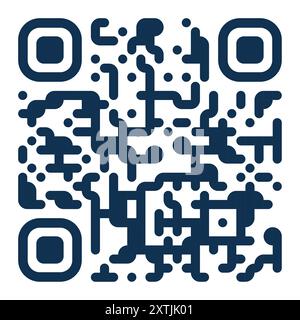 QR-Code-Symbol, Vektorabbildung Stock Vektor