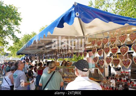 Der Jahrmarkt in Loretto, Burgenland, 15. August 2024 Stockfoto