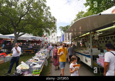 Der Jahrmarkt in Loretto, Burgenland, 15. August 2024 Stockfoto