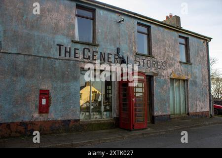 Die verlassenen General Stores, Mathry, Northern Pembrokeshire, Wales Stockfoto