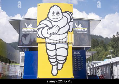Spielberg, Österreich. August 2024. SPIELBERG, ÖSTERREICH - 15. AUGUST: michelin Motorsport auf der MotoGP of Austria - Vorschau der ROTEN STIERKAMPFARENA am 15. August 2024 in Spielberg, Steiermark.240815 SEPA 12 044 - 20240815 PD2998 Credit: APA-PictureDesk/Alamy Live News Stockfoto