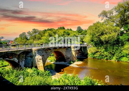 Altstadt von Meisenheim, Deutschland Stockfoto