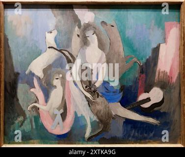 Marie Laurencin, (Paris 1883 - 1956), Les Biches, 1923, Musee de L'Orangerie Museum, Tuilerien, Paris, Frankreich Stockfoto