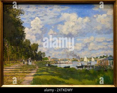 Claude Monet (Paris 1840 - Giverny 1926), Le Bassin d'Argenteuil, Vers 1872, Musée d'Orsay, Paris, Frankreich Stockfoto