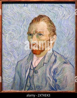 Vincent Van Gogh (Groot Zundert (Pays-Bas) 1853 - Auvers-sur-Oise 1890), Portrait de l'artiste, 1889, Musée d'Orsay, Paris, Frankreich Stockfoto