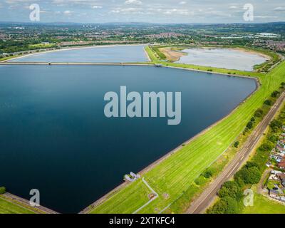 Audenshaw Stauseen in Denton, Manchester. Stockfoto