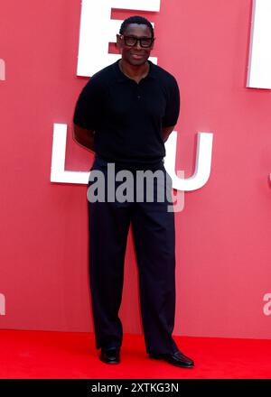 London, Großbritannien. August 2024. David Harewood nimmt am Alien: Romulus UK Gala Event im Cineworld am Leicester Square in London Teil. Quelle: SOPA Images Limited/Alamy Live News Stockfoto