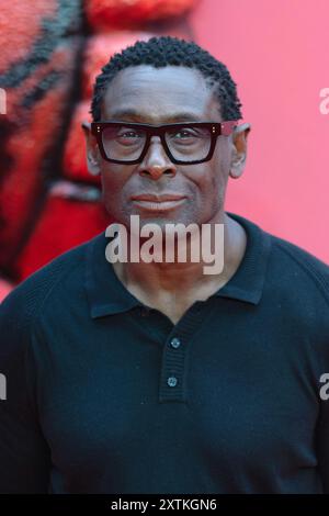 London, Großbritannien, 14. August 2024. David Harewood nimmt am 14. August 2024 am Alien Romulus UK Gala Event in Cineworld, Leicester Square, in London, England, Teil. Quelle: S.A.M./Alamy Live News Stockfoto