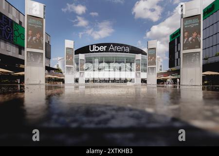 Berlin, Deutschland. August 2024. Uber Arena im Berliner Bezirk Friedrichshain, 15. August 2024. Quelle: dpa/Alamy Live News Stockfoto