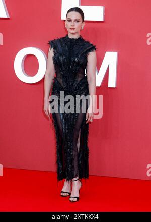 London, Großbritannien. August 2024. Cailee Spaeny nimmt am Gala-Event Alien: Romulus UK im Londoner Leicester Square Teil. (Foto: Cat Morley/SOPA Images/SIPA USA) Credit: SIPA USA/Alamy Live News Stockfoto