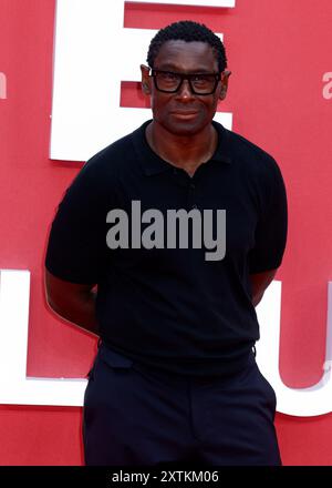 London, Großbritannien. August 2024. David Harewood nimmt am Alien: Romulus UK Gala Event im Cineworld am Leicester Square in London Teil. (Foto: Cat Morley/SOPA Images/SIPA USA) Credit: SIPA USA/Alamy Live News Stockfoto