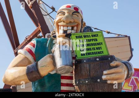 England, Kent, Thanet, Ramsgate, Leisure Fun Fair Sign Stockfoto