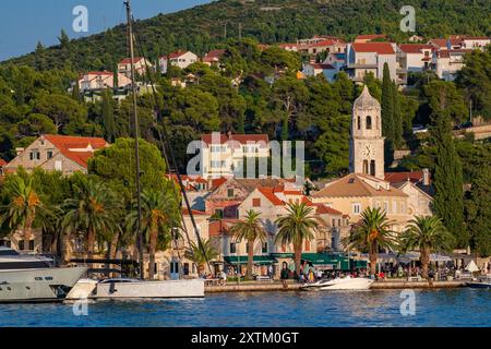 Die hübsche Stadt Cavtat in Südkroatien Stockfoto