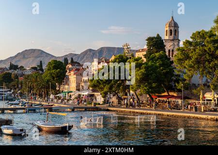 Die hübsche Stadt Cavtat in Südkroatien Stockfoto