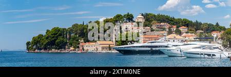 Die hübsche Stadt Cavtat in Südkroatien Stockfoto