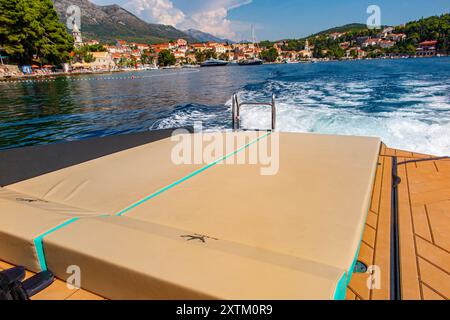 Die hübsche Stadt Cavtat in Südkroatien Stockfoto