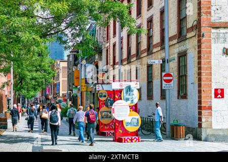 Chinatown in Montreal - Blick auf A Stockfoto